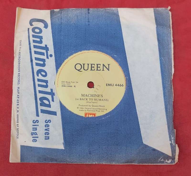 Queens 1984 Single I Want To Break Free and Machines