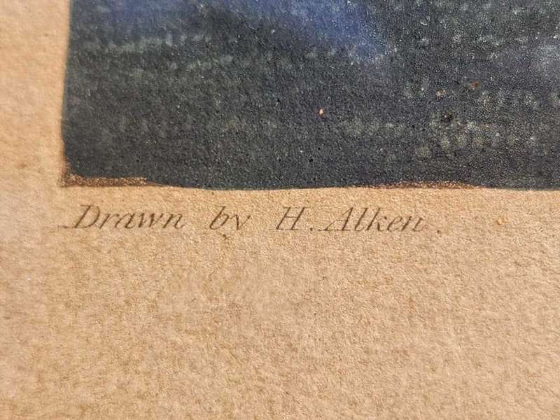 Plate II First Steeple-Chase On Record 1839 Very Rare Original Coloured Aquatint Henry Alken