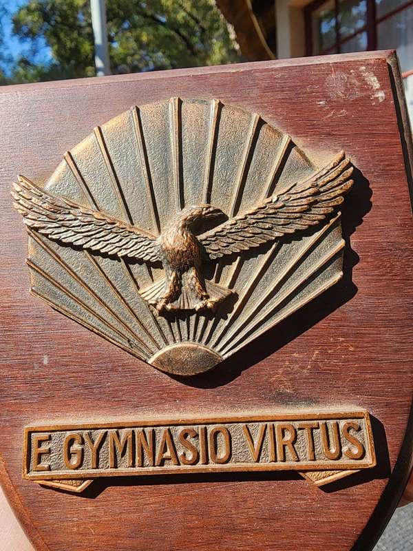 Two South African Airforce Plaques  SAAFA Plaque and Air Force Gymnasium Plaque