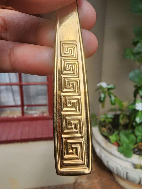 Vintage NTC 23 Carat Gold Plated Set: 6 Teaspoons, 6 Desert Forks, 1 Cake Lifter