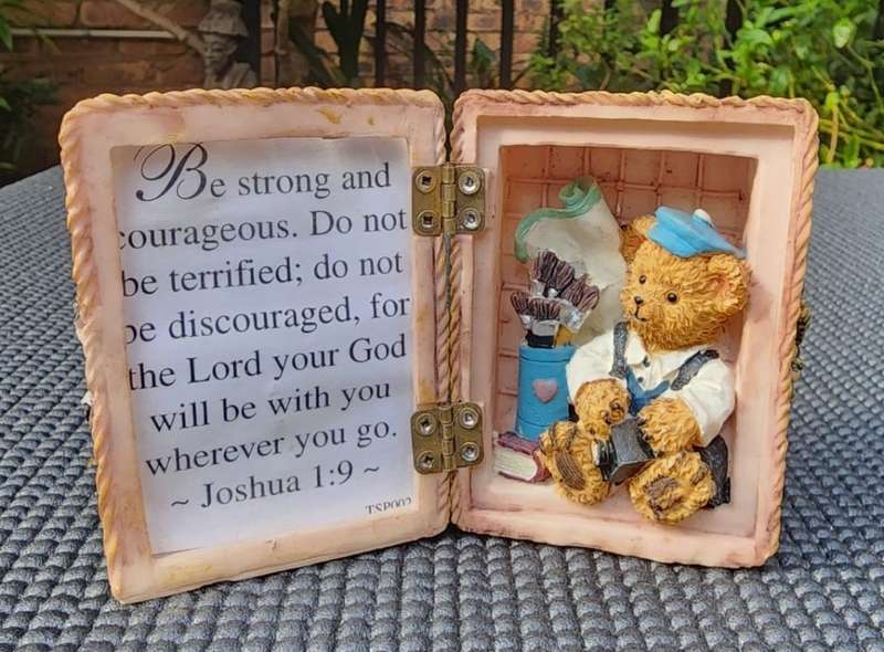 Five Cute Resin Bear Figurines