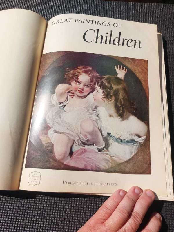 RARE 1950s ART BOOK! Beaverbrook Henry Abrams Illustrated Nudes, Children, Landscapes, Masterpieces