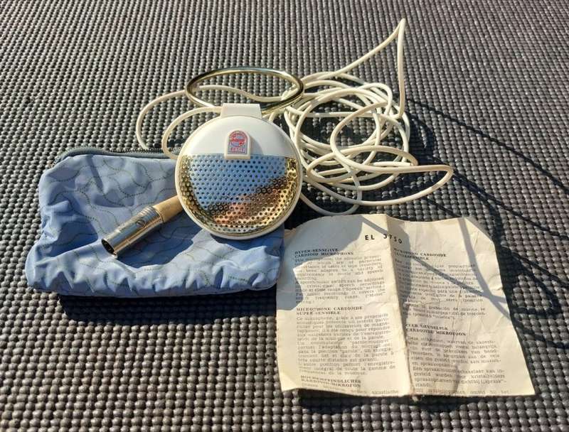 AWESOME PHILIPS 1950S EINDHOVEN HOLLAND EL3750/00 MICROPHONE