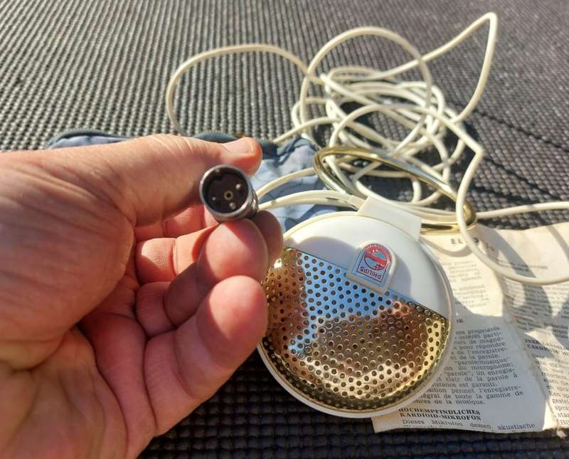 AWESOME PHILIPS 1950S EINDHOVEN HOLLAND EL3750/00 MICROPHONE