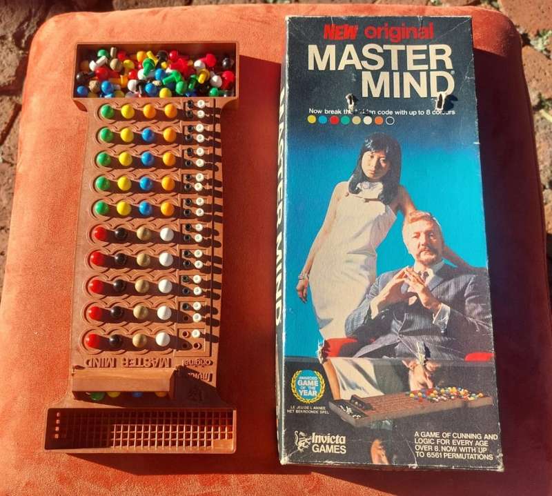 Break the Code Vintage 1972 Master Mind Invicta Strategy Board Game