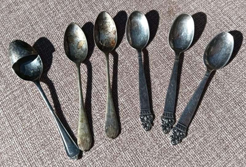 Lot of 18 Vintage Spoons, Forks and Knives  Some Weird Ones
