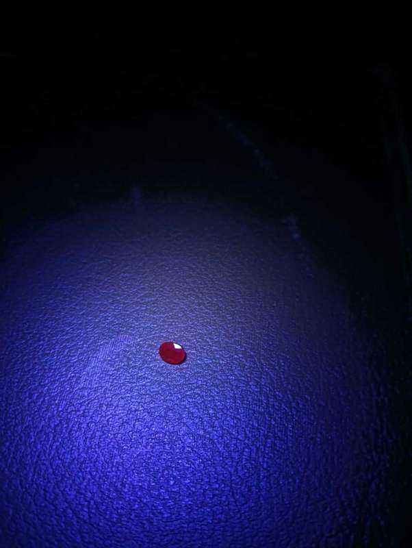 BLOOD RED 2.20CT RUBY GEMSTONE WITH OVAL CUT - HIGH THERMAL CONDUCTIVITY!