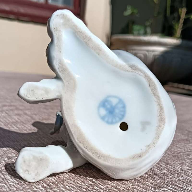 Super Rare Antique (1882-1915) Gebruder Heubach Germany Bisque Porcelain Puppy