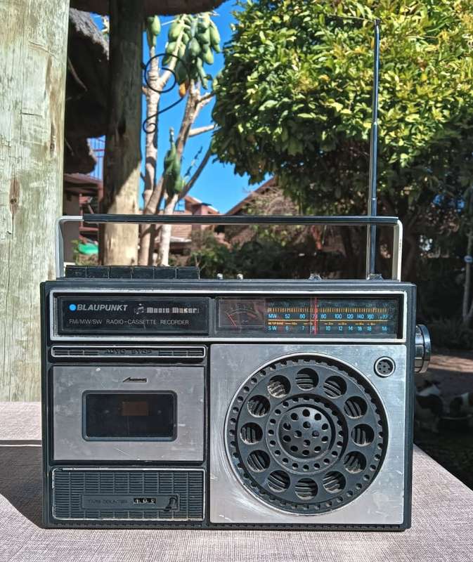Vintage 1970S Blaupunkt (Crown - Tedelex) CSC 530-FW Portable Radio and Cassette Player Working