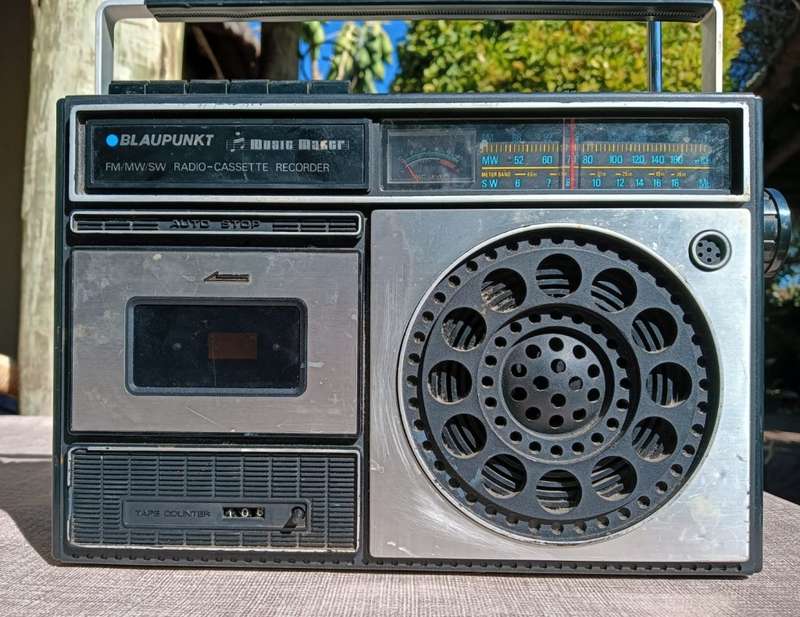 Vintage 1970S Blaupunkt (Crown - Tedelex) CSC 530-FW Portable Radio and Cassette Player Working
