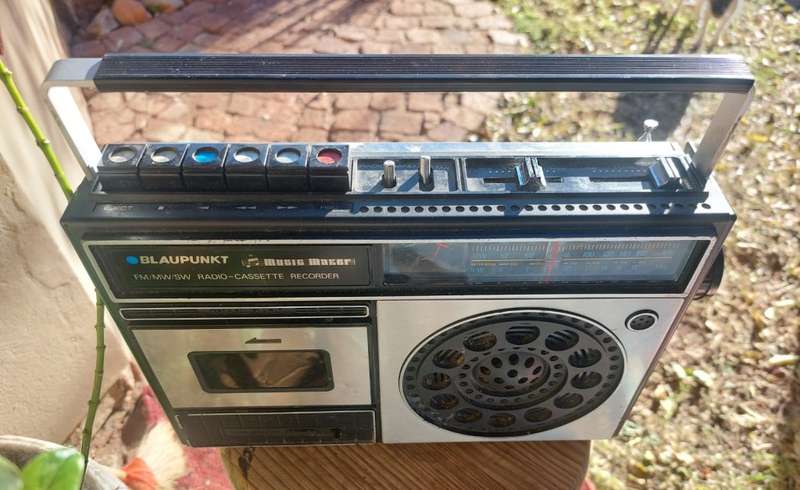 Vintage 1970S Blaupunkt (Crown - Tedelex) CSC 530-FW Portable Radio and Cassette Player Working