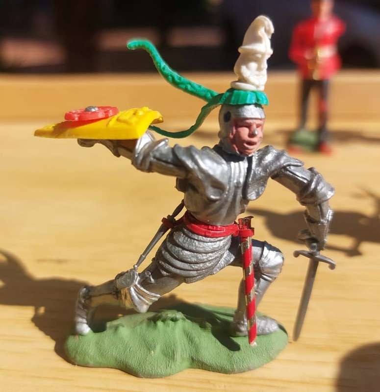 Vintage 1950s Britains Swoppets Knights and Soldiers  Rare and Very Collectable