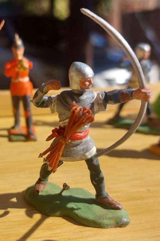 Vintage 1950s Britains Swoppets Knights and Soldiers  Rare and Very Collectable