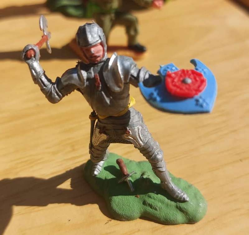 Vintage 1950s Britains Swoppets Knights and Soldiers  Rare and Very Collectable