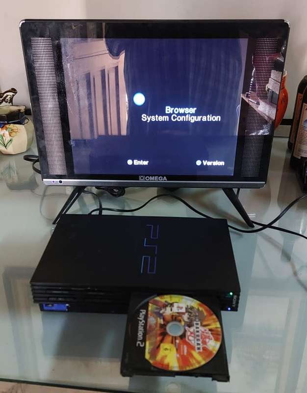 SONY PLAYSTATION 2 FAT CONSOLE MODEL 39004 WORKING WITH PS2 BAKUGAN GAME