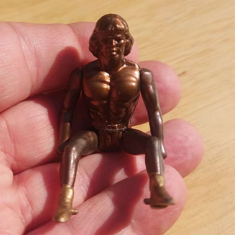 Rare Vintage Toys: Masters of the Universe G-Man plus Jitsu Head, Mighty Max Dread Heads Karbon