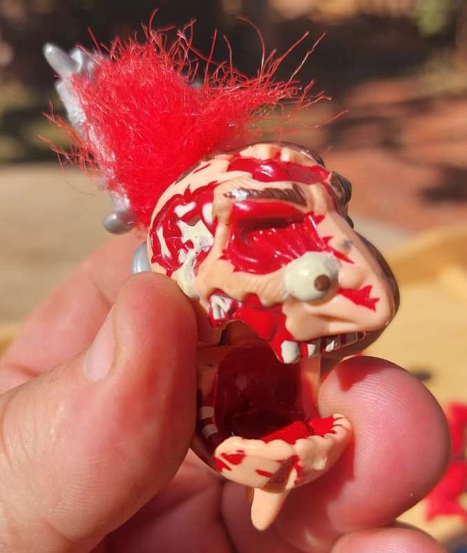 Rare Vintage Toys: Masters of the Universe G-Man plus Jitsu Head, Mighty Max Dread Heads Karbon