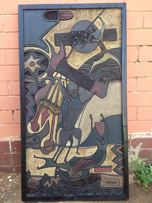 Lucky Sibiya ~ Great Investment Woodcut Art