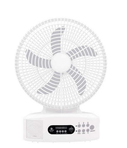 Solar Powered Rechargeable Fan