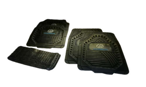 5 Piece Car Floor Mats and Liners with VW Logo