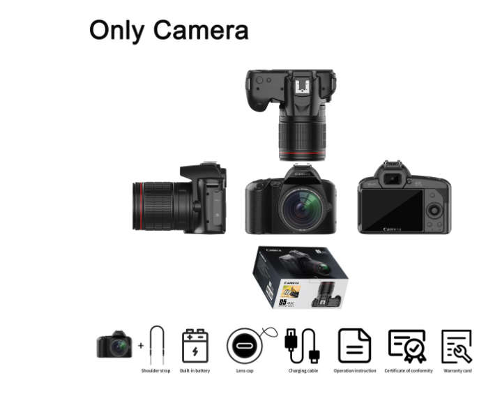 4K HD Resolution SLR Camera With WIFI