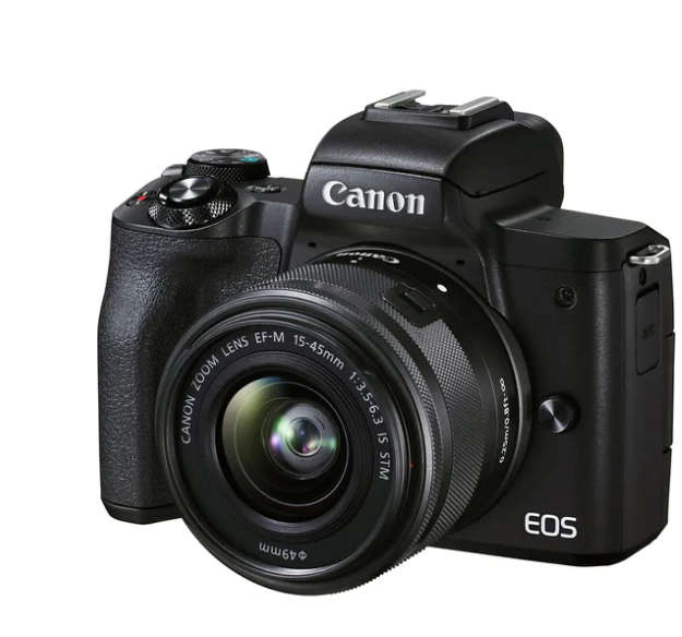 Canon EOS M50 Mark II + 15-45mm  Mirrorless Camera Kit