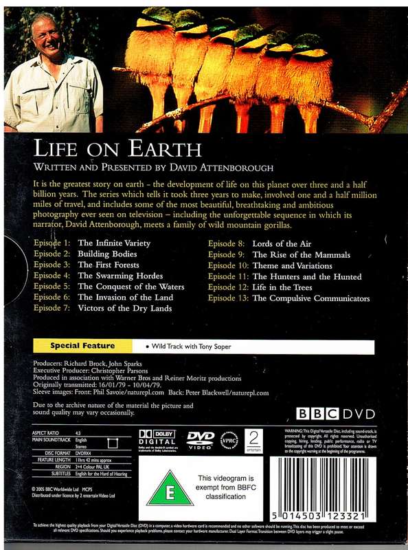 Life on Earth The Complete Series 4 DVD Set