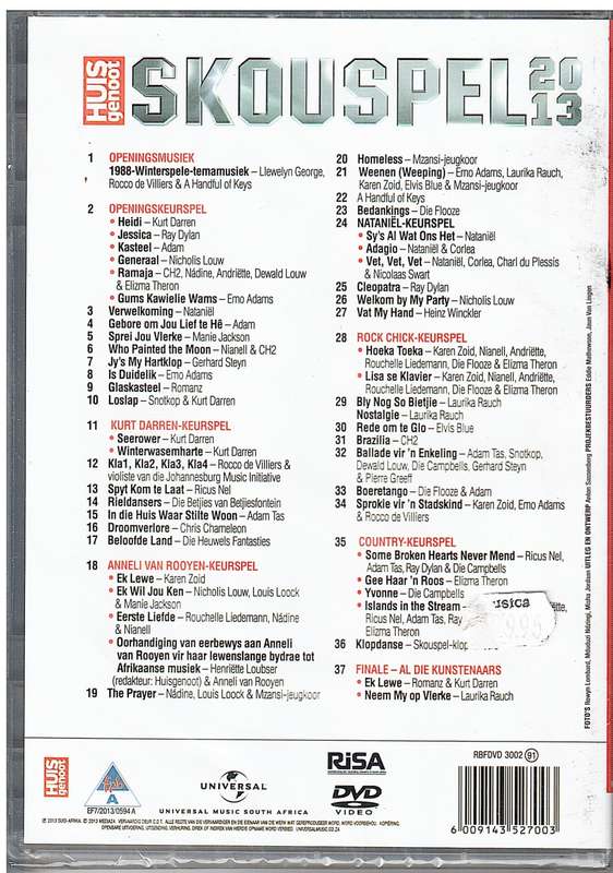 Huisgenoot Skouspel 2013 DVD