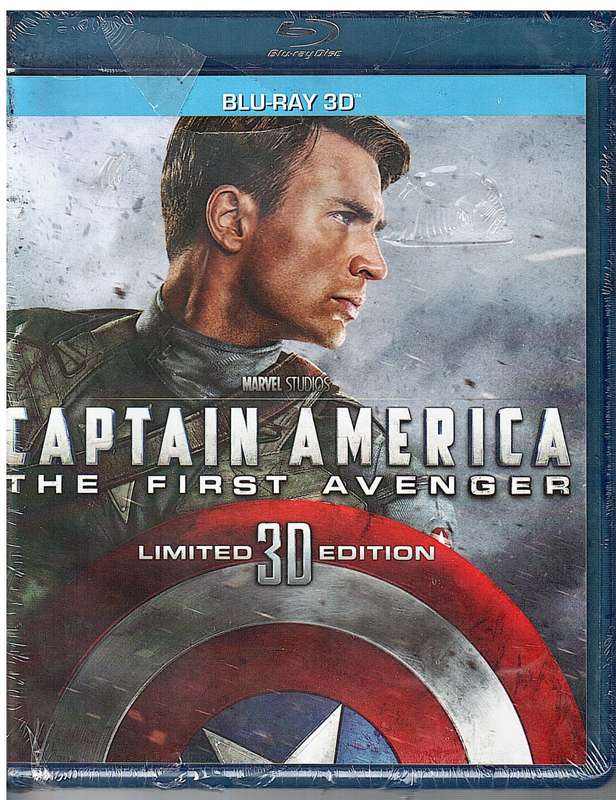 Captain America: The First Avenger Limited Edition Blu-Ray 3D