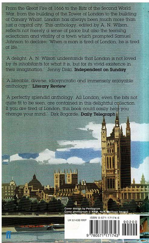 The Faber Book of London - Wilson, AN (Ed)