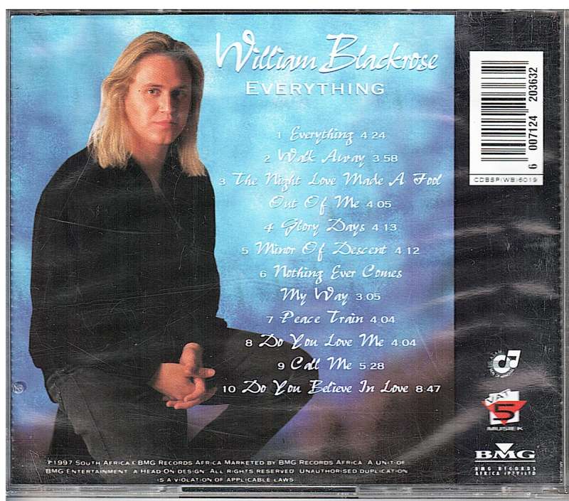 William Blackrose - Everything CD