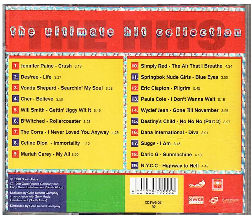 Various Artists - The Hits Vol 1 CD