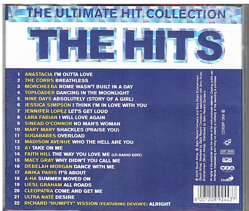 Various Artists - The Hits Vol 5 CD