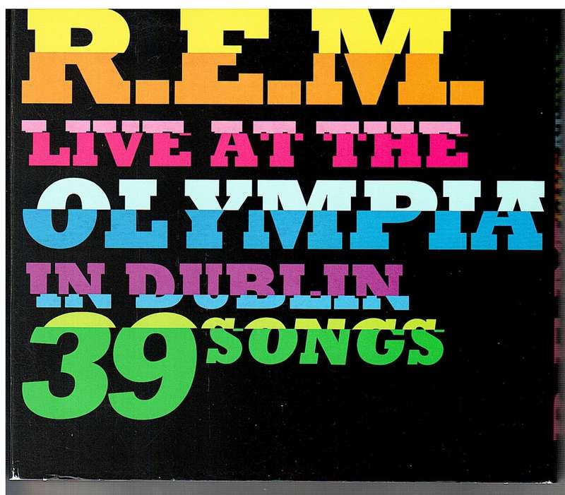 REM - Live at The Olympia in Dublin 39 Songs 2 CD + 1 DVD Set (Digipak)