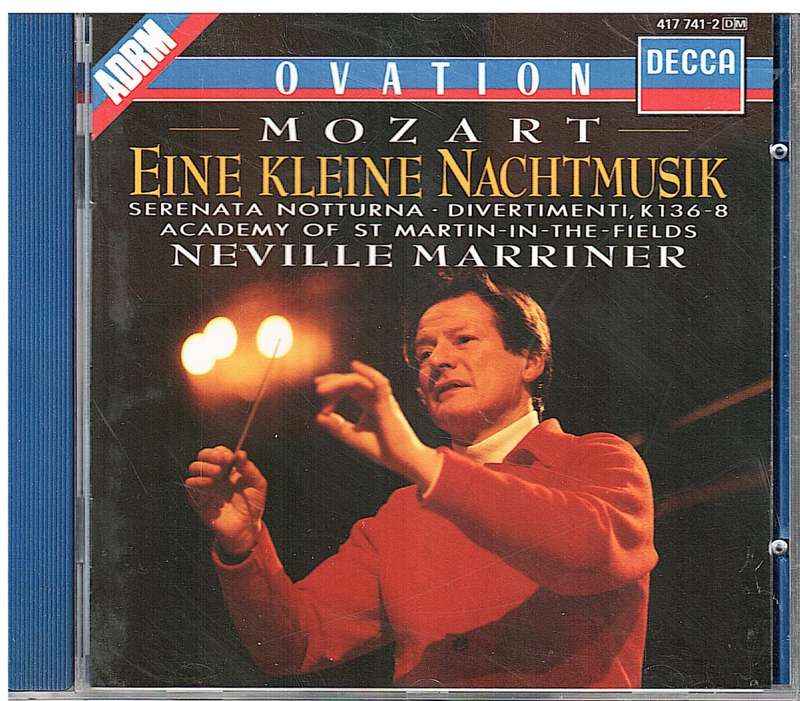 Mozart - Eine Kleine Nachtmusik, K525/K239/136-8 CD
