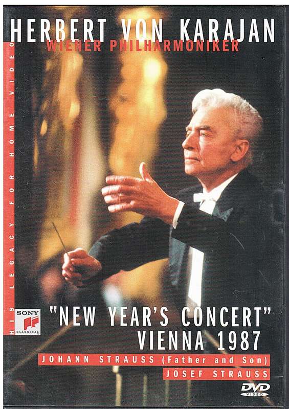 Herbert von Karajan & Wiener Philharmoniker - New Year`s Concert Vienna 1987 DVD