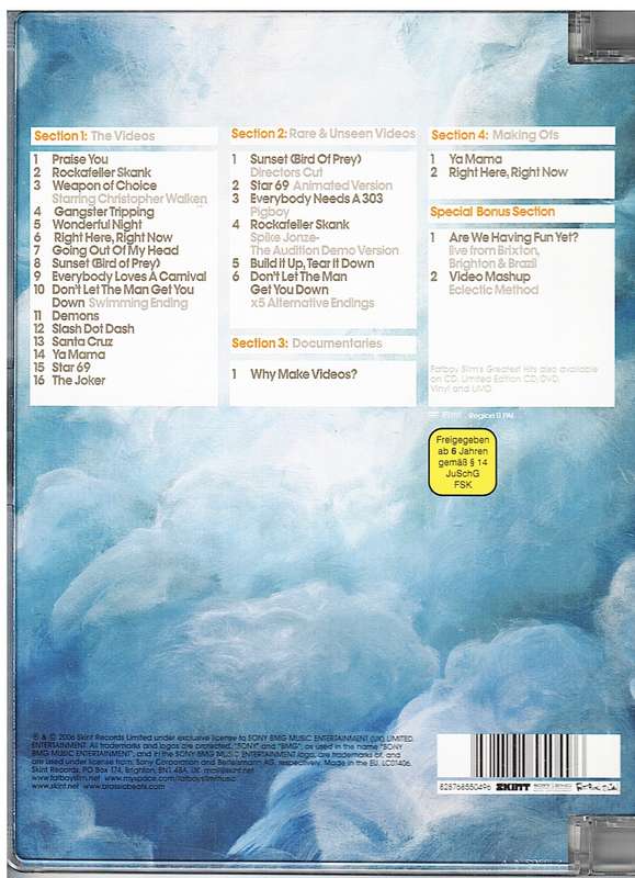 Fatboy Slim - The Greatest Hits: Why Make Videos DVD