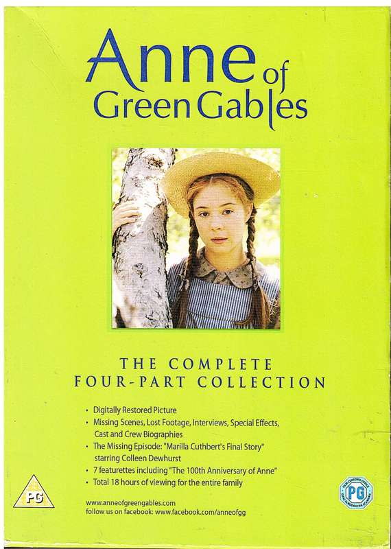 Anne of Green Gables The Complete Four-Part Collection 4 DVD Box Set