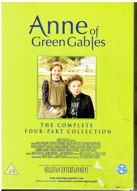 Anne of Green Gables The Complete Four-Part Collection 4 DVD Box Set
