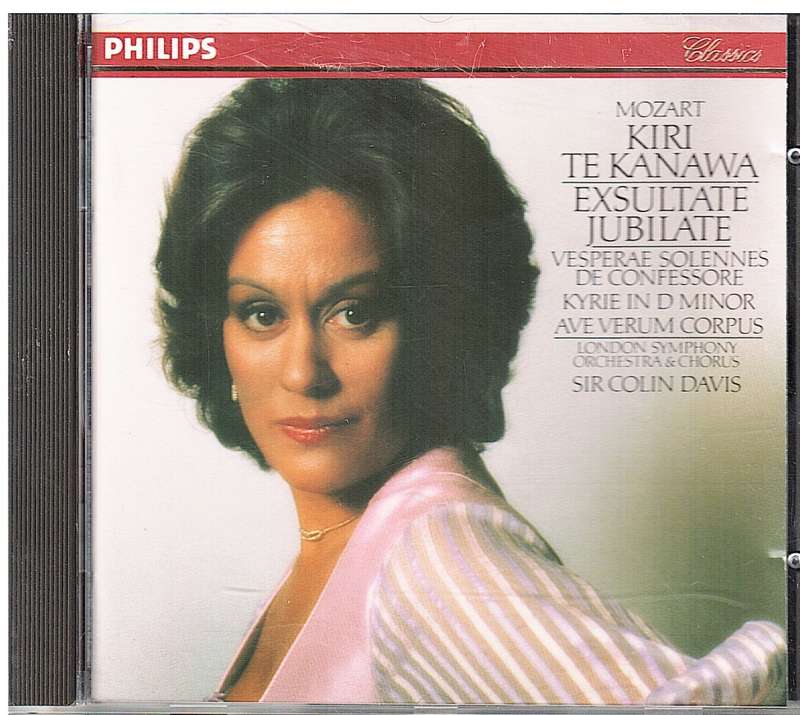Kiri Te Kanawa - Mozart: Exsultate Jubilate CD (London Symphony Orchestra, Colin Davis cond.)