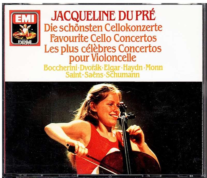 Jacqueline du Pre - Favourite Cello Concertos 3 CD Set