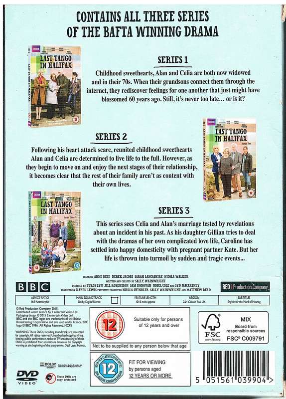 Last Tango in Halifax Series 1, 2 & 3 DVD Set