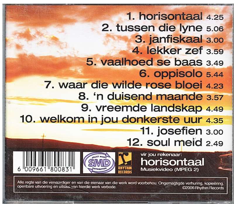 Valiant Swart - Horisontaal CD
