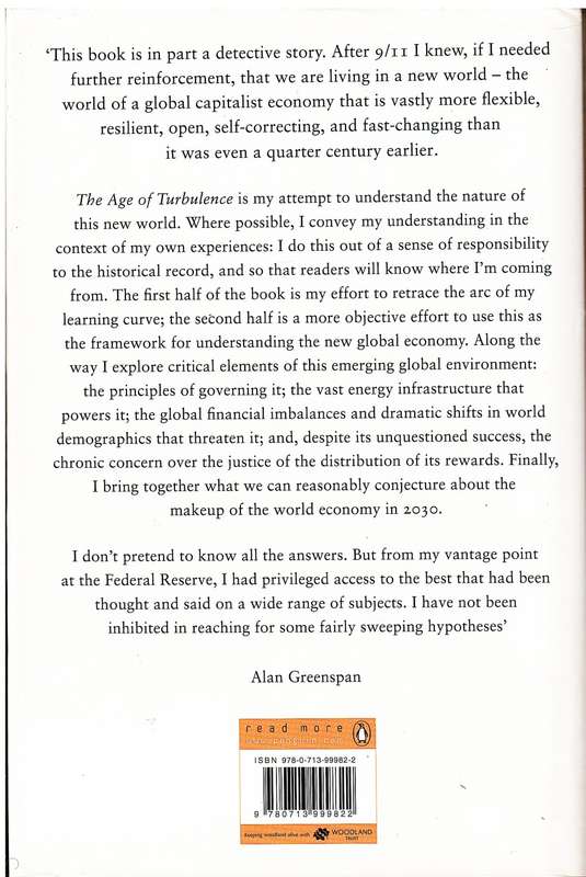 The Age of Turbulence: Adventures in a New World - Alan Greenspan