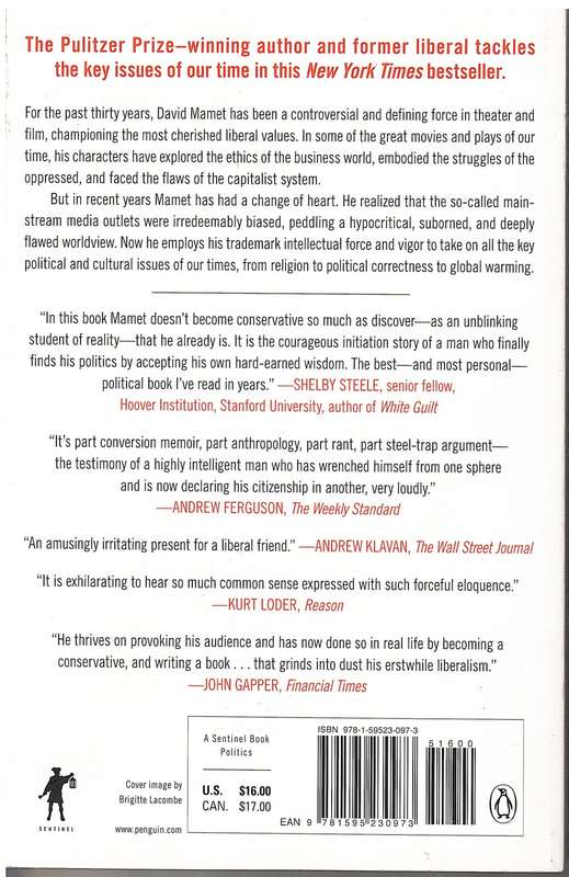 The Secret Knowledge: On the Dismantling of American Culture - David Mamet