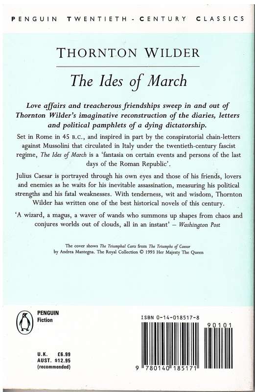 The Ides of March - Thornton Wilder