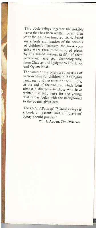 The Oxford Book of Children`s Verse - Iona and Peter Opie (Ed.)