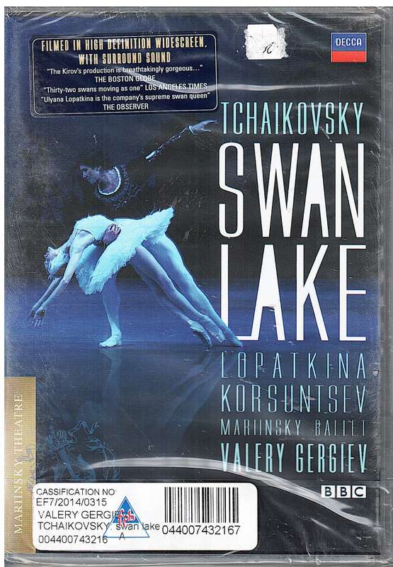 Tchaikovsky Swan Lake DVD