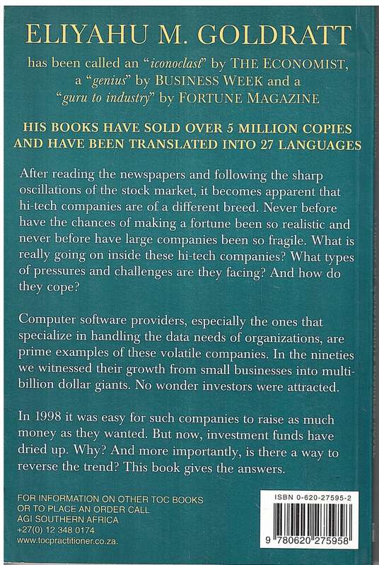Necessary But Not Sufficient - Eliyahu M Goldratt