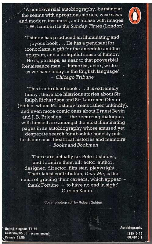 Dear Me - Peter Ustinov (Autobiography)